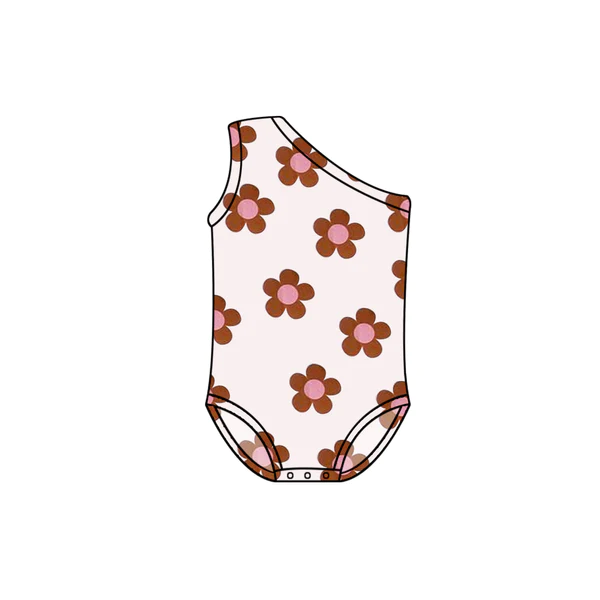 S0302 girl swimwear flowers 202402 preorder