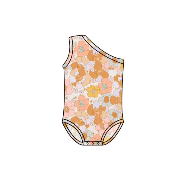 S0303 girl swimwear flowers 202402 preorder