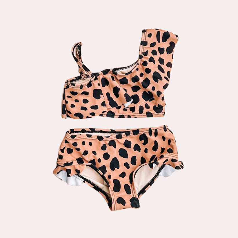 S0340 girl leoaprd swimwear 202402 preorder