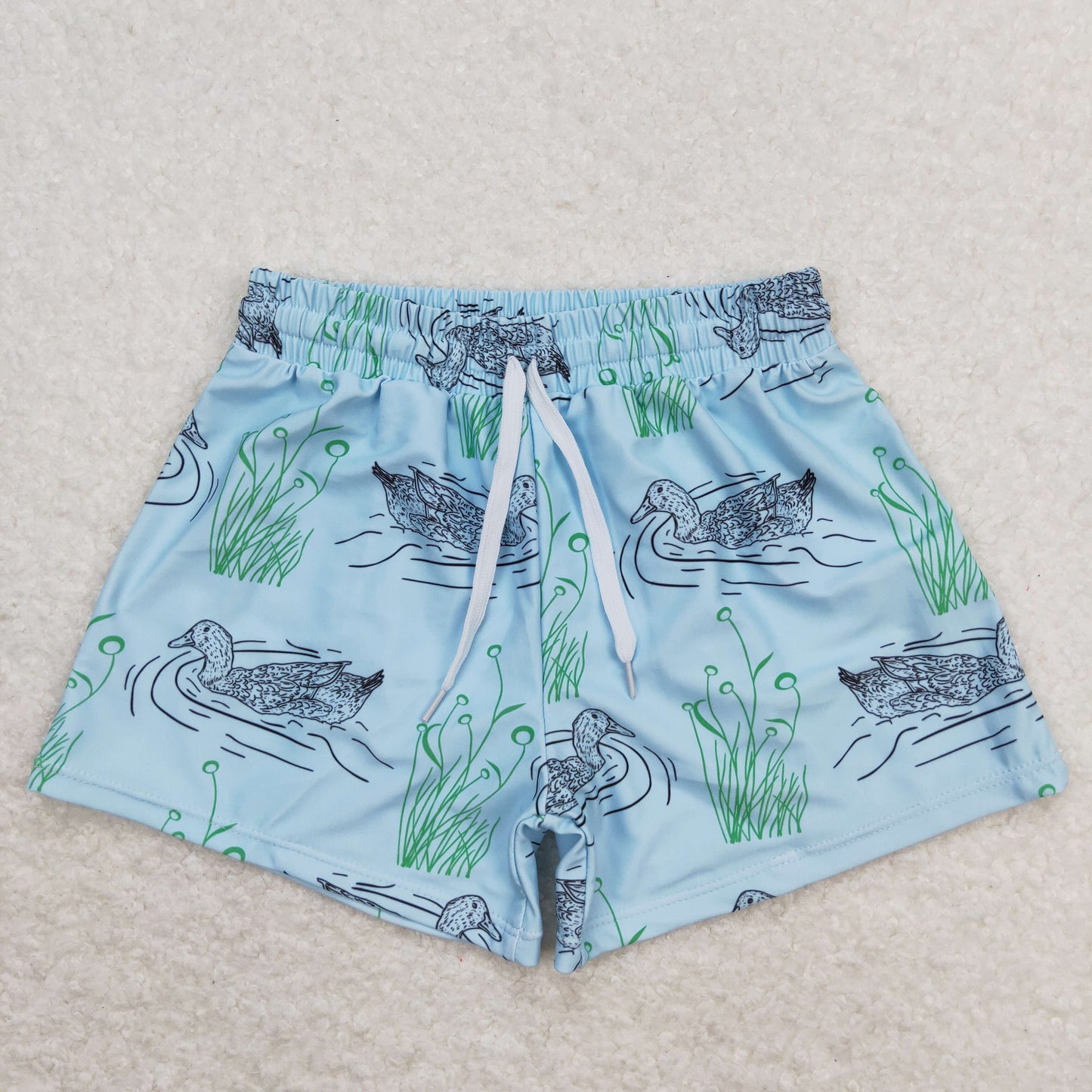 S0361 boy duck swimming trunks shorts 202404 RTS