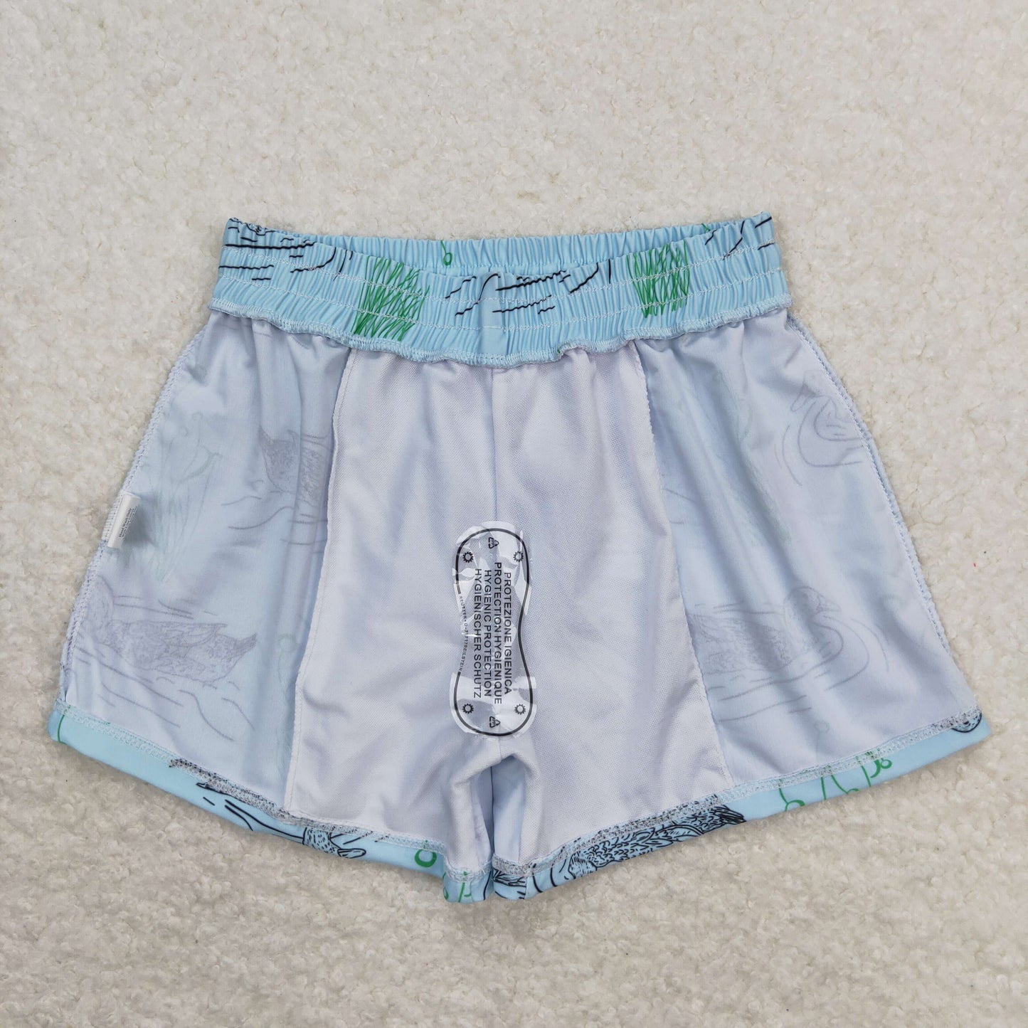 S0361 boy duck swimming trunks shorts 202404 RTS