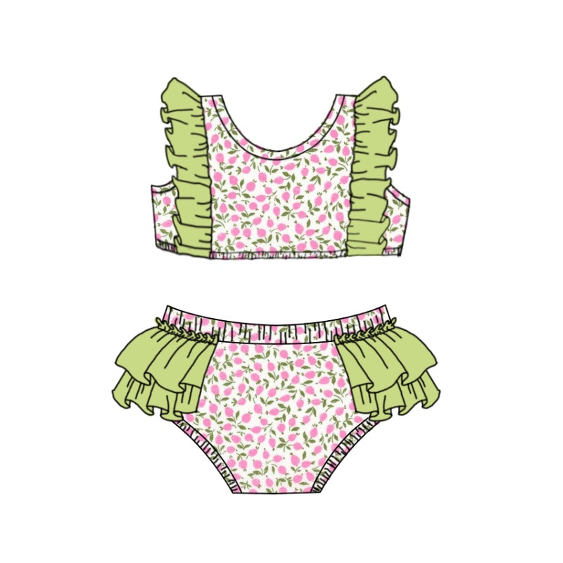 S0367 flower girl swimwear 202403 preorder