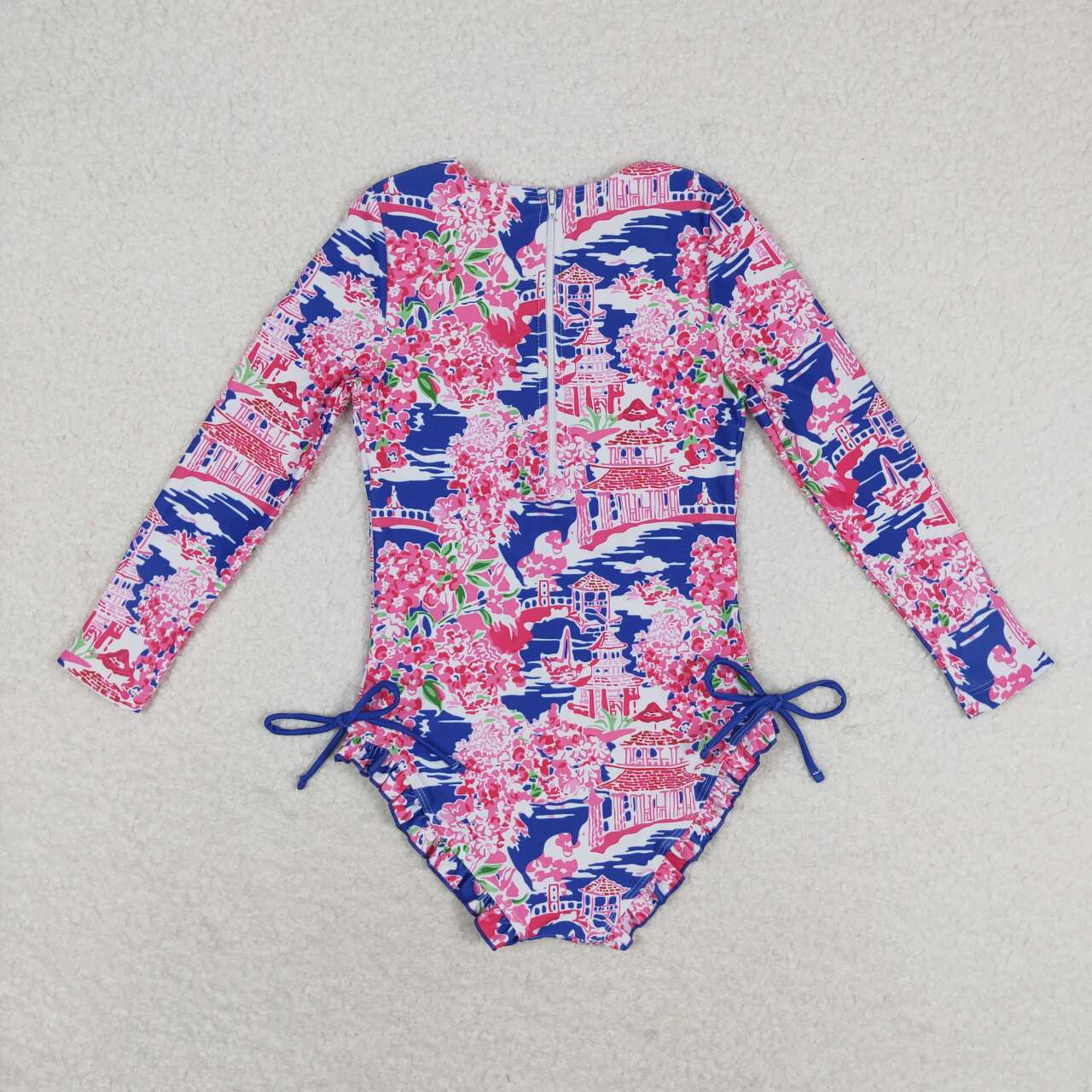 S0376 flower girl swimwear 202405 RTS