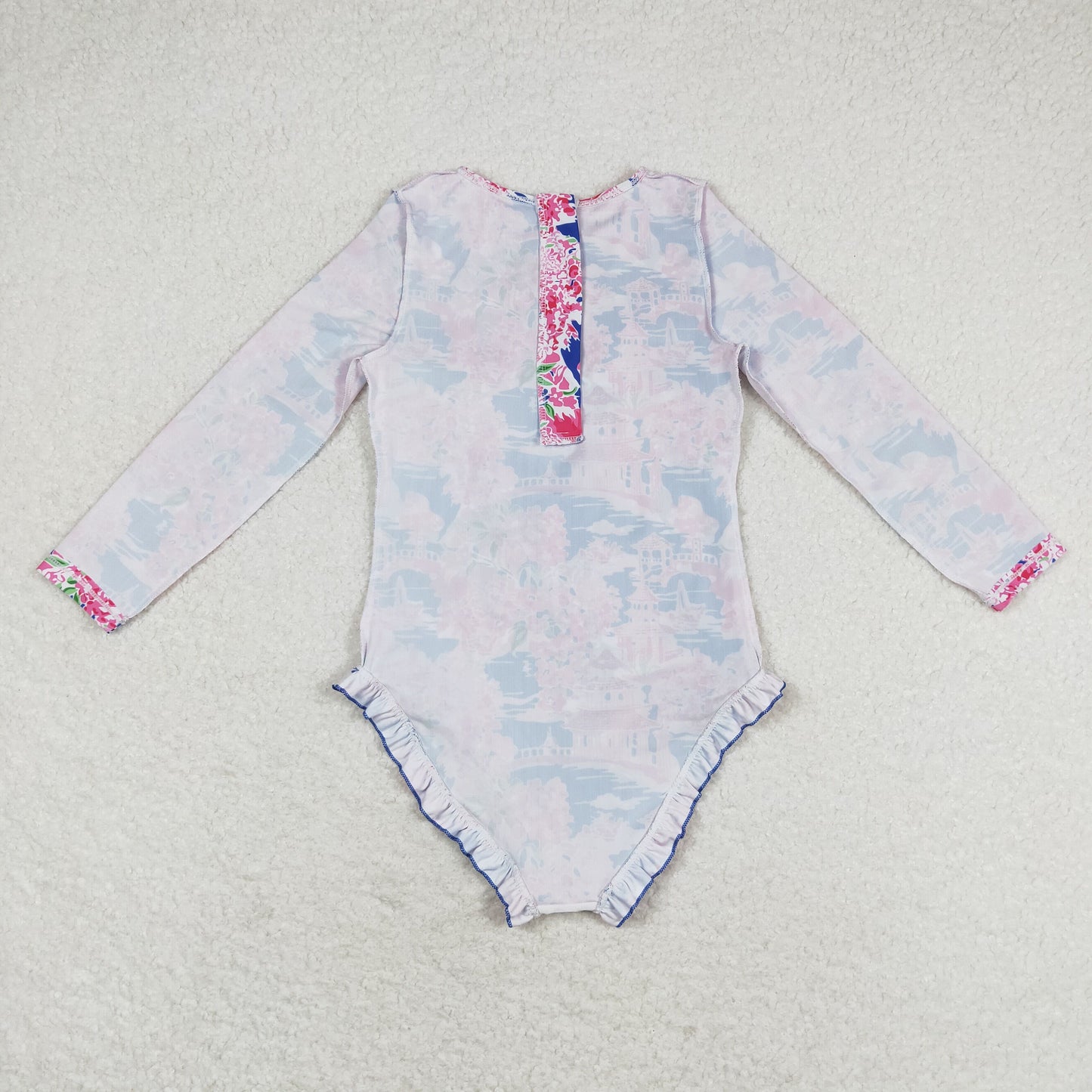 S0376 flower girl swimwear 202405 RTS