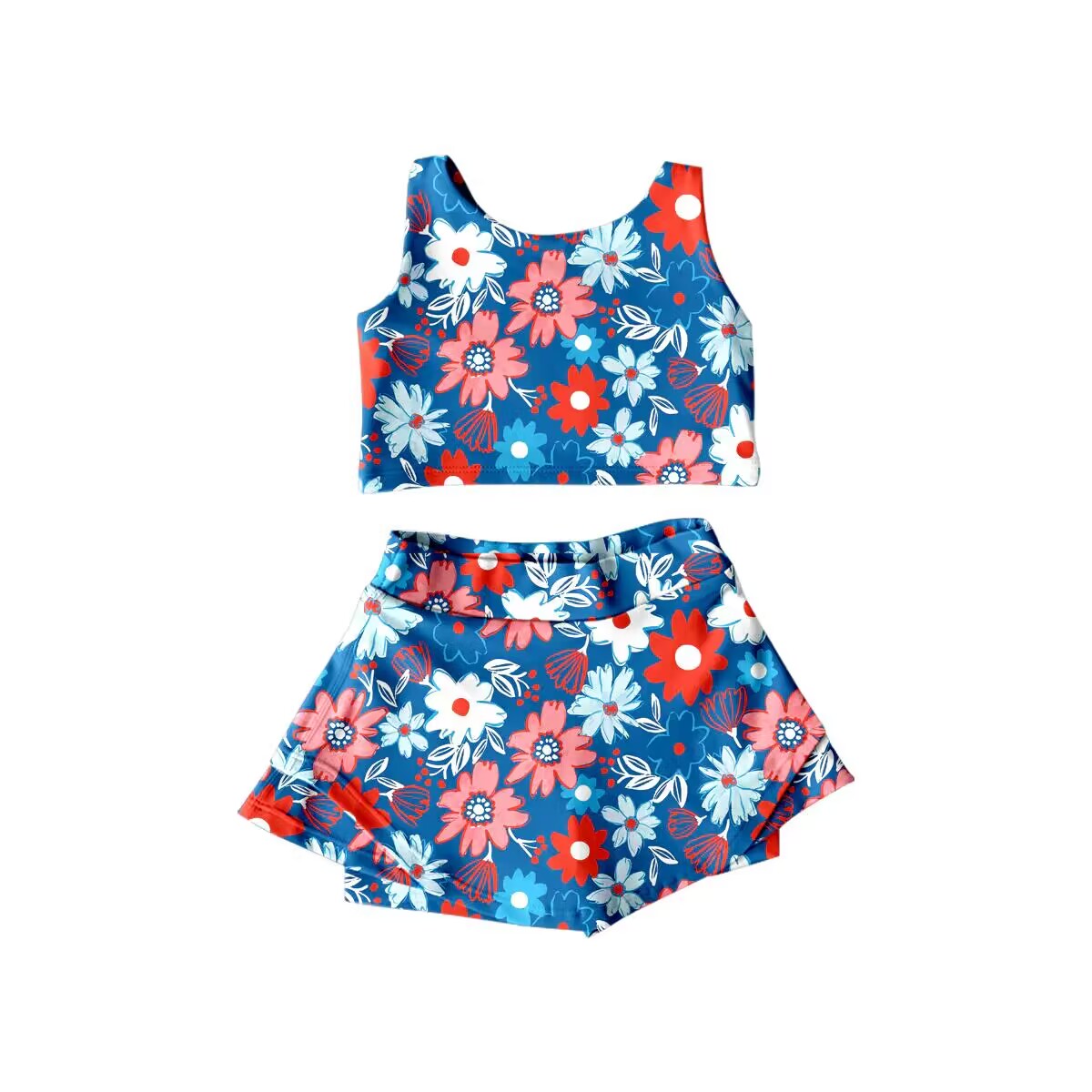 S0383 flower girl swimwear 202403 preorder