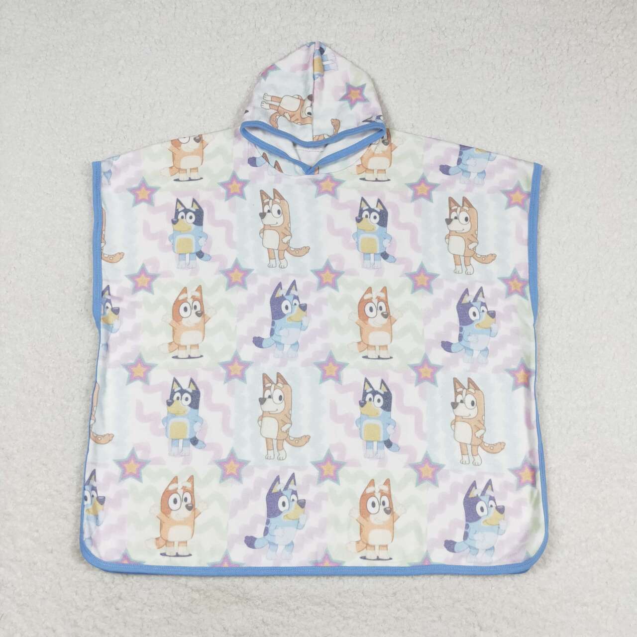 S0391 bathrobe swimwear bluey dog bath towel preorder 202405 rts