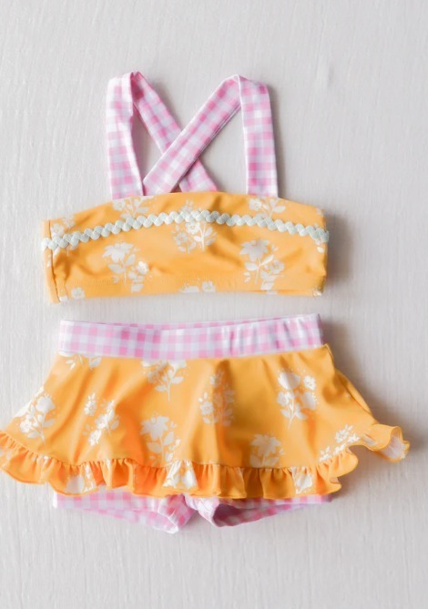 S0394 flower girl swimwear 202403 preorder