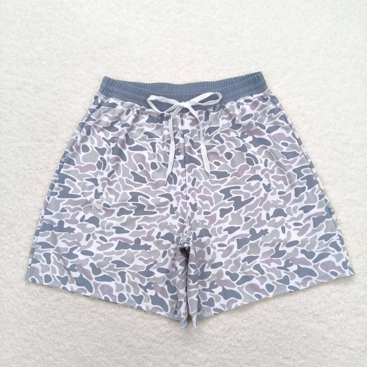 S0404 adult boy camo dog swimming trunks shorts 202405 RTS
