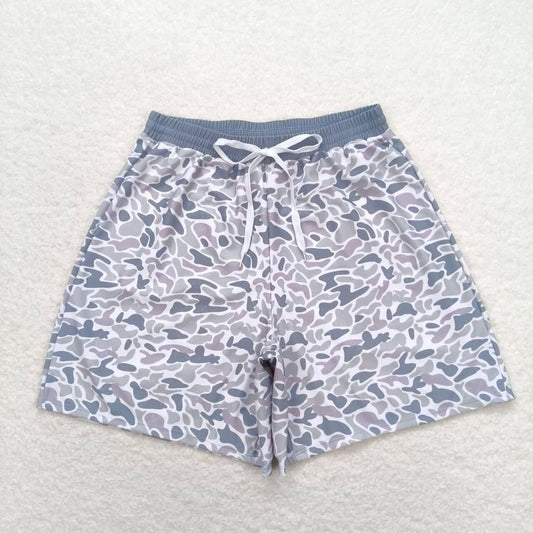 S0404  adult men camo dog swimming trunks shorts   RTS  Free shipping order $100+