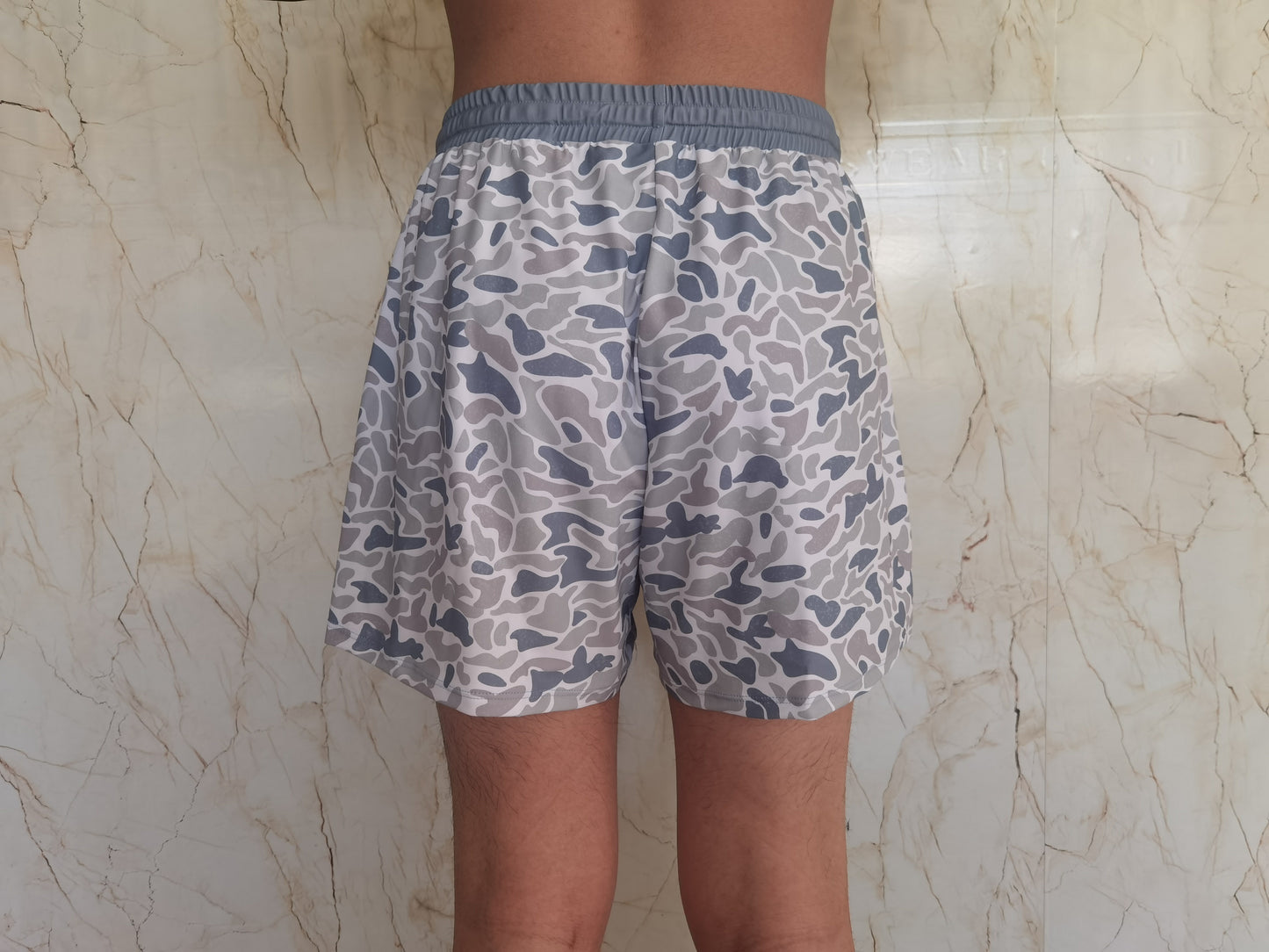 S0404 adult boy camo dog swimming trunks shorts 202405 RTS