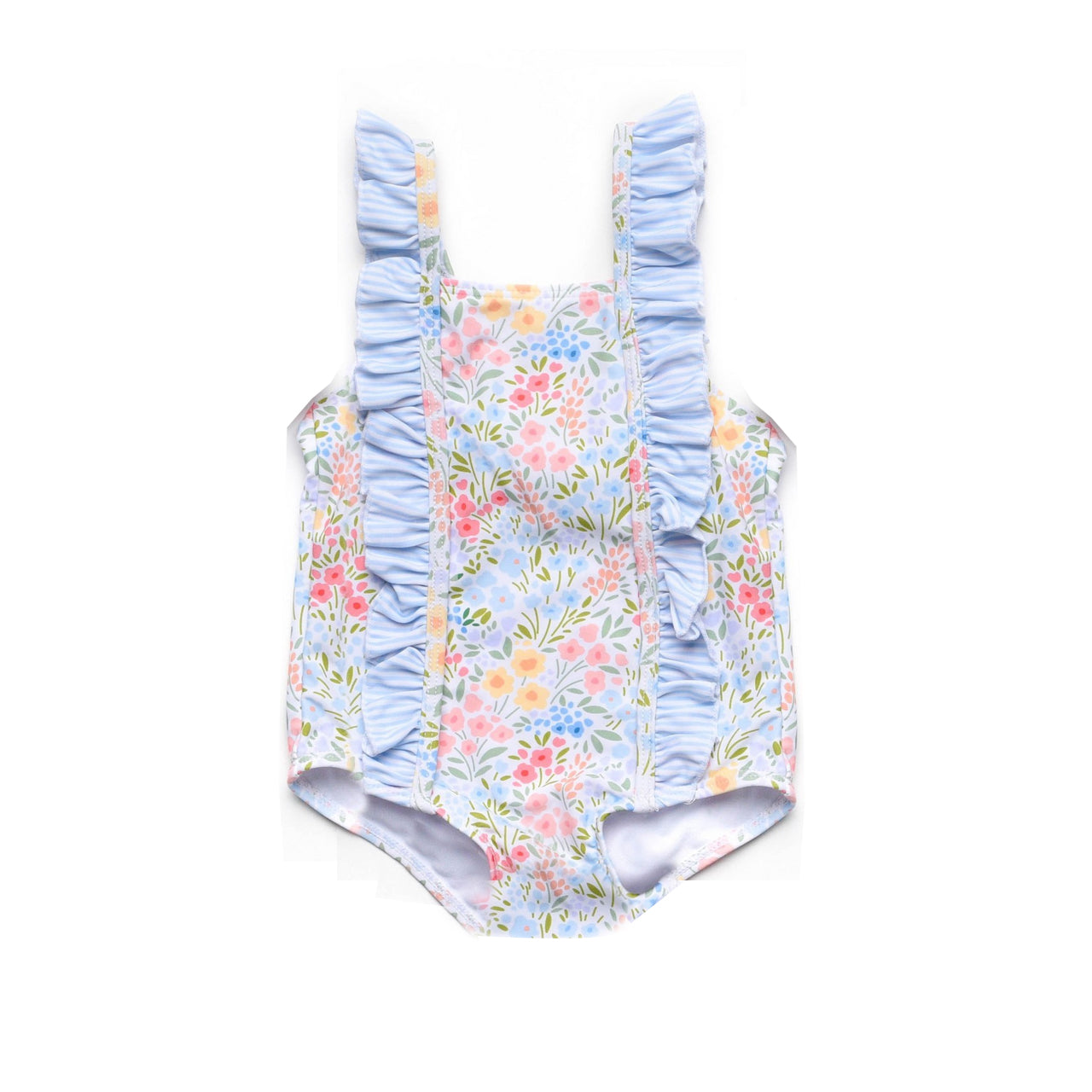 S0415 girl swimwear flower 202403 preorder