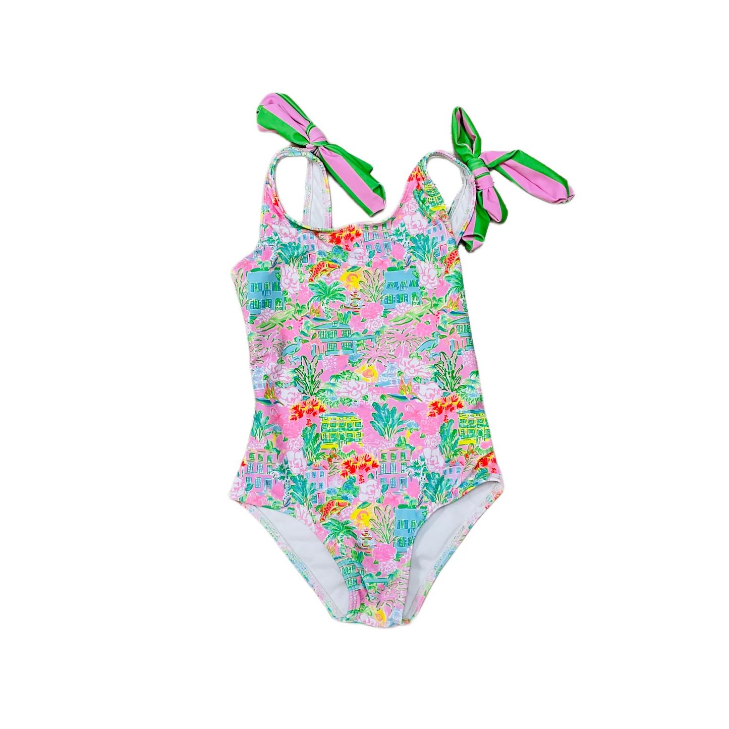 S0435 flower girl swimwear turtle 202404 preorder