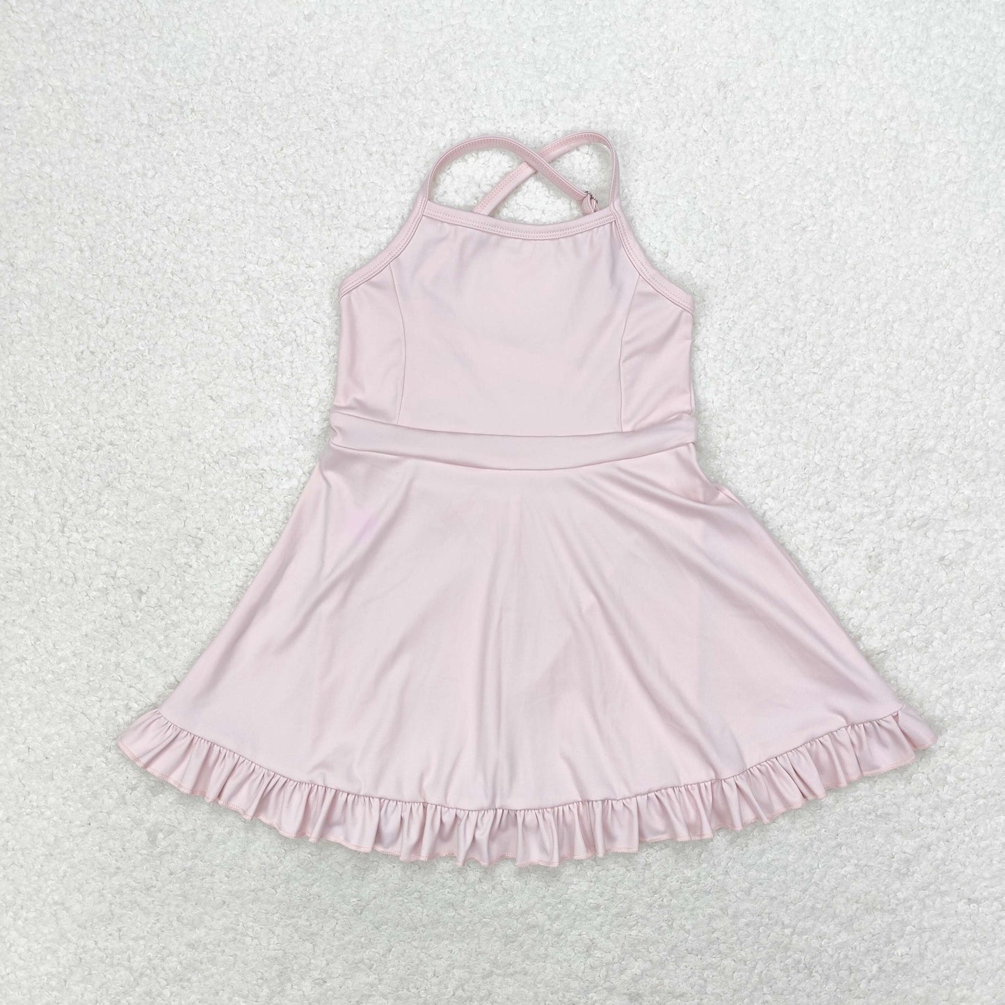 新S0553 旧S0443 sports yoga cotton girl summer shorts dress outfit 202406 RTS