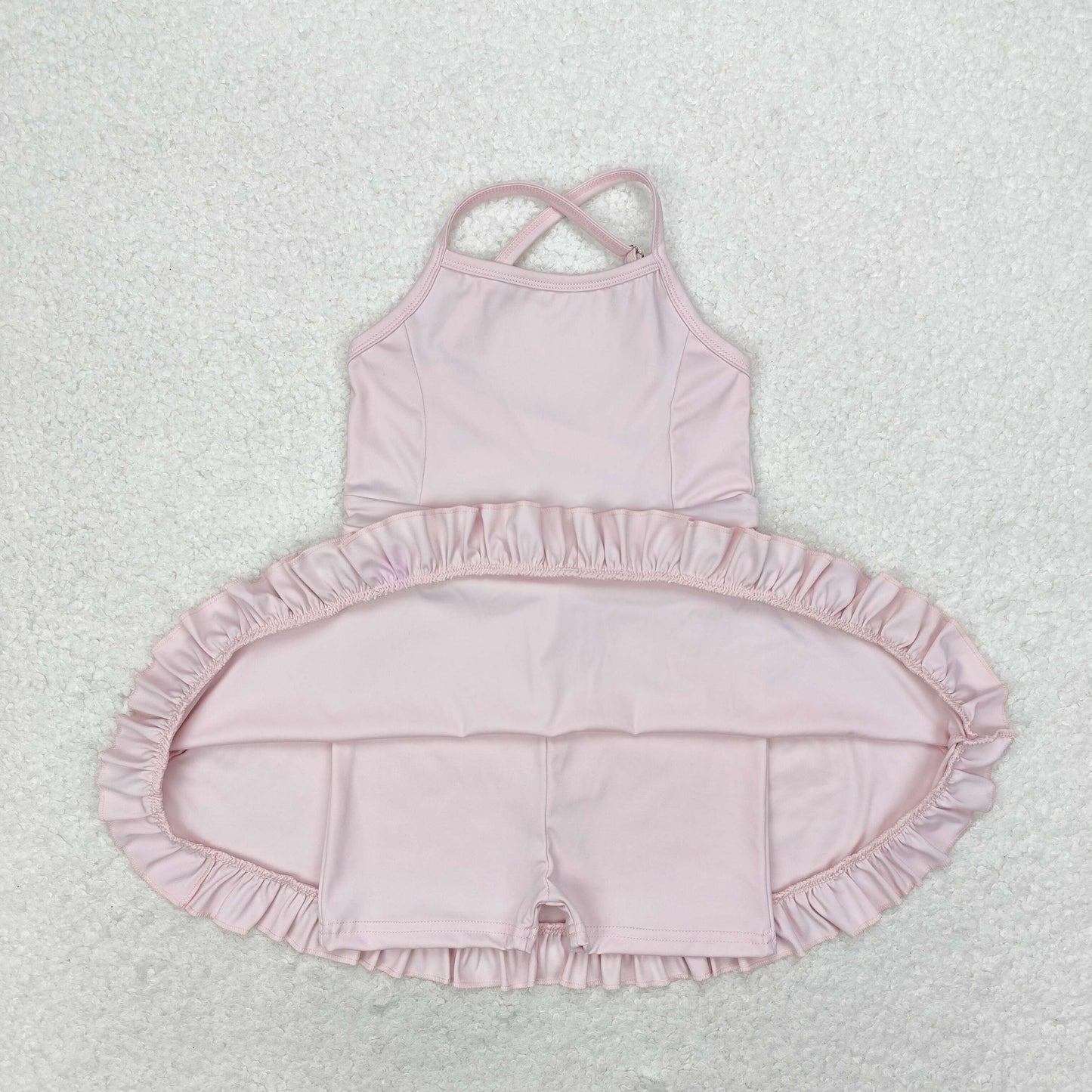 新S0553 旧S0443 sports yoga cotton girl summer shorts dress outfit 202406 RTS