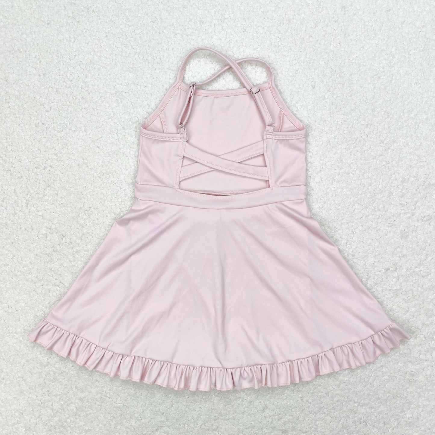 新S0553 旧S0443 sports yoga cotton girl summer shorts dress outfit 202406 RTS