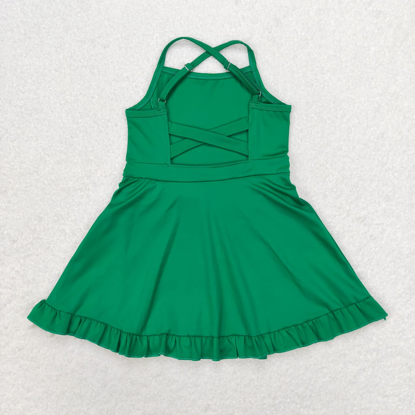 S0444 sports yoga cotton Swimsuit girl summer shorts dress outfit 202406 RTS