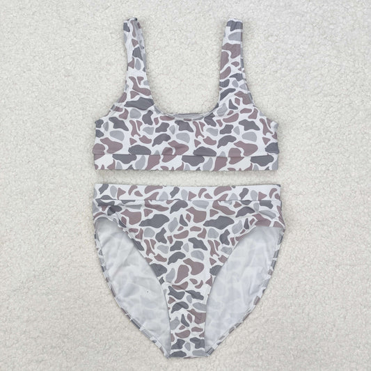 S0459改--S0558 CAMO adult women swimwear   RTS  Free shipping order $100+
