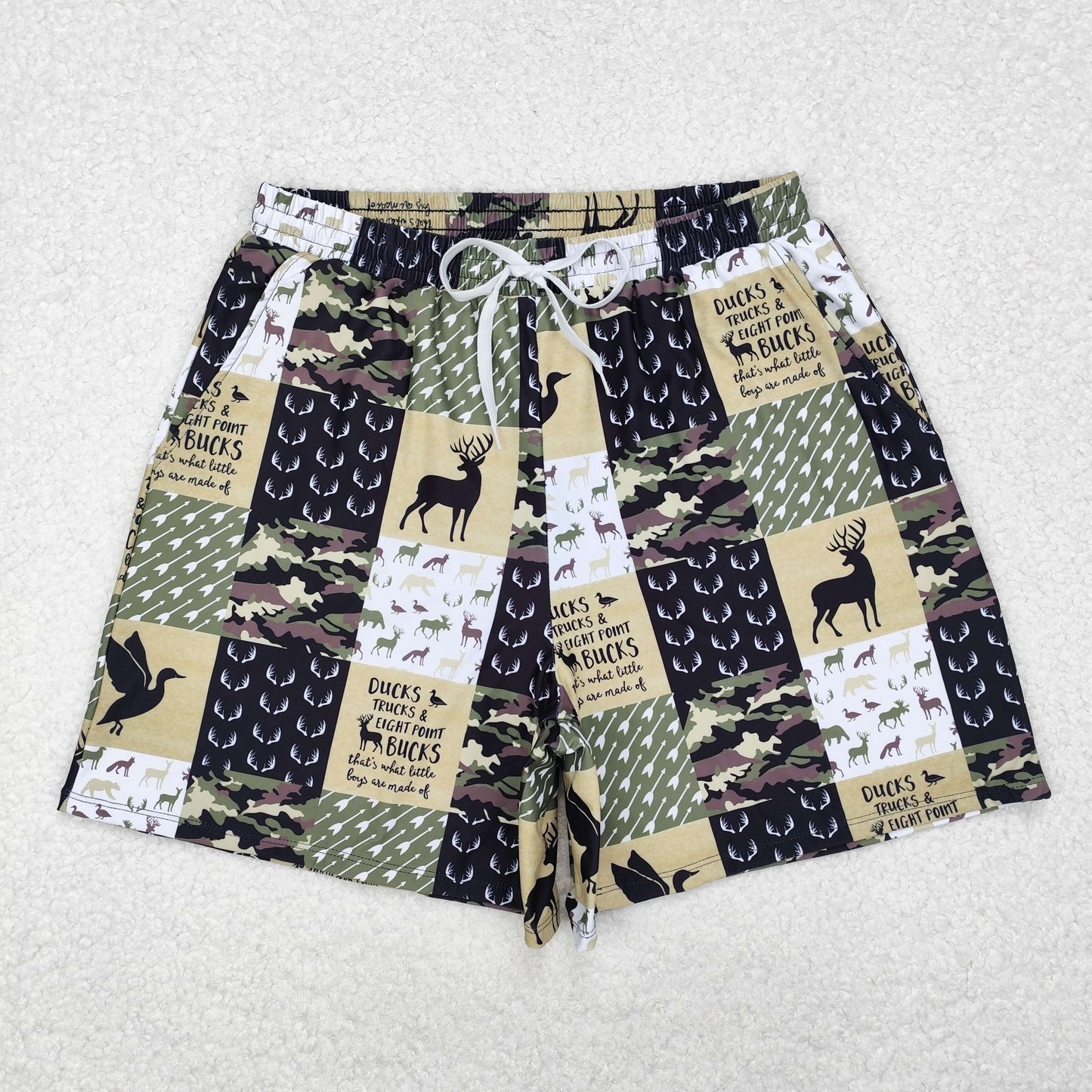 S0466 Adult men camo swimming trunks shorts 202411 RTS