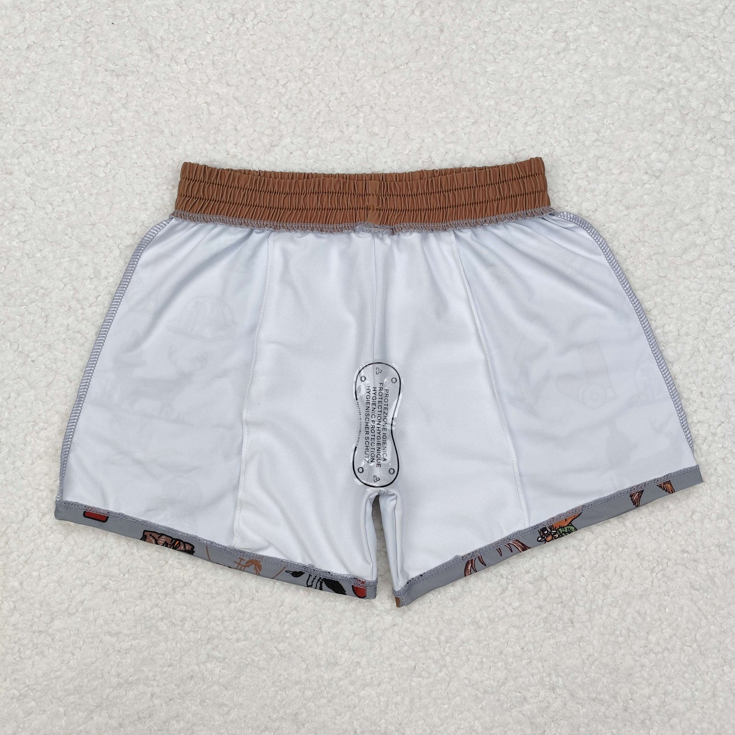 S0471 size 3xs-3xl western deer hunting boy swimming trunks shorts 202412 rts