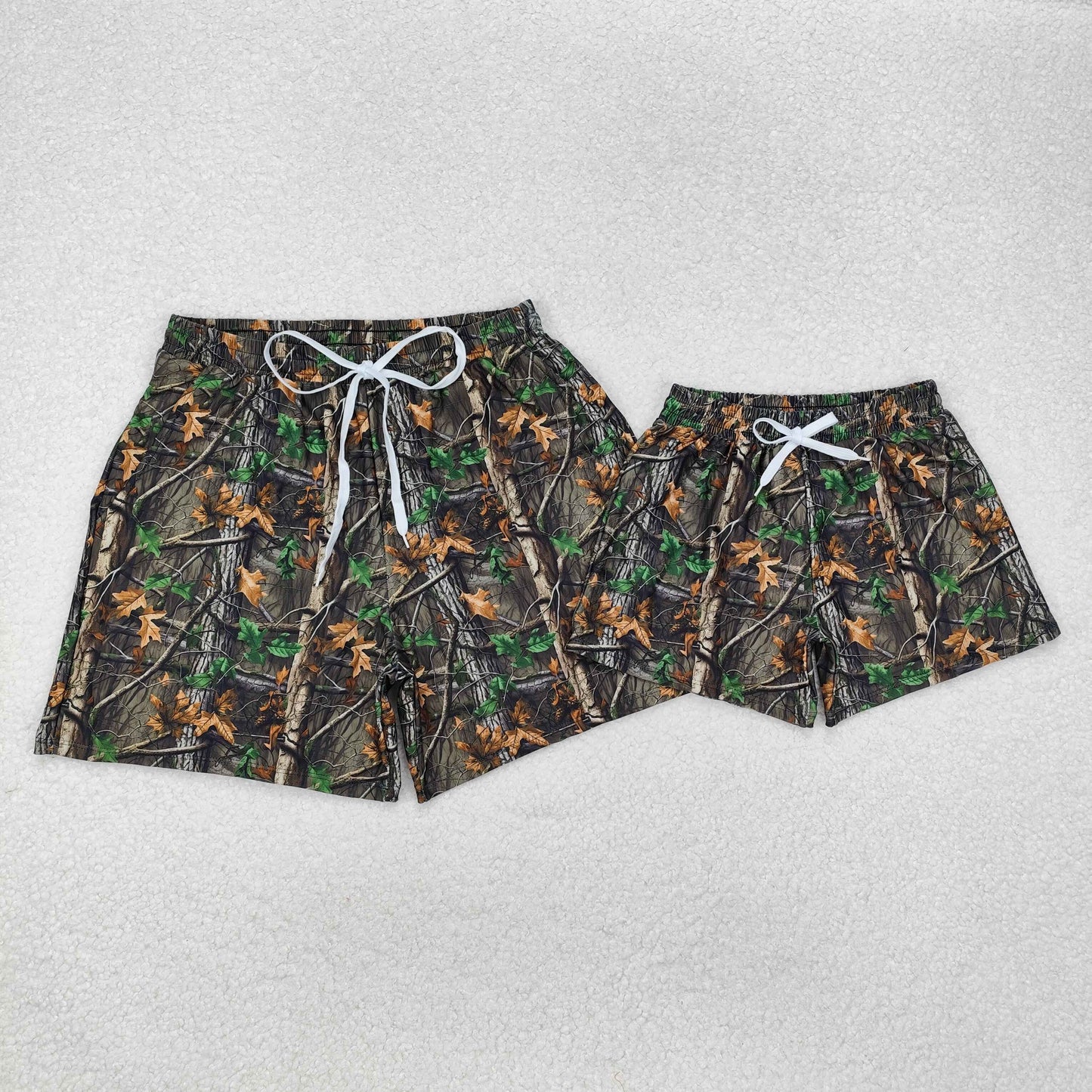 S0472 Adult men western hunting Trunk leaf swimming trunks shorts 202412 RTS