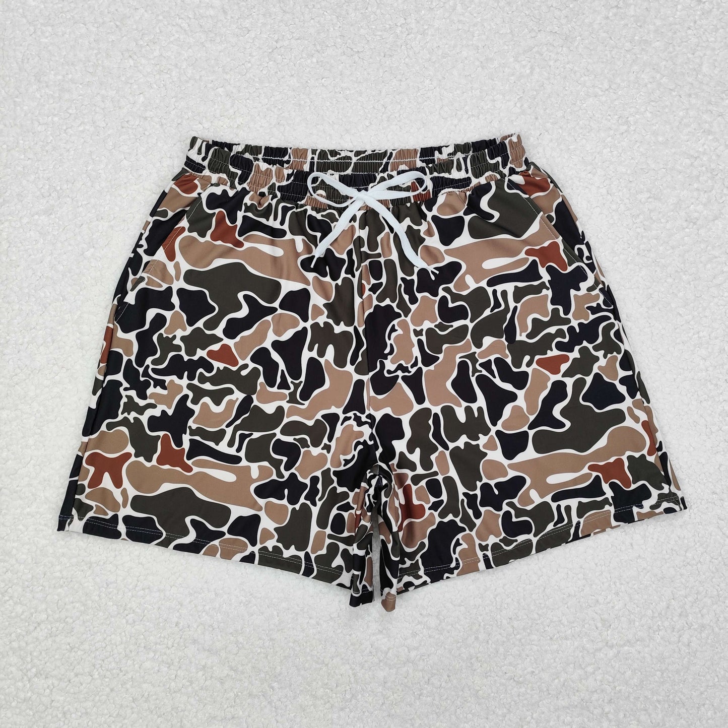 S0478 Adult men camo swimming trunks shorts RTS Free shipping order $100+