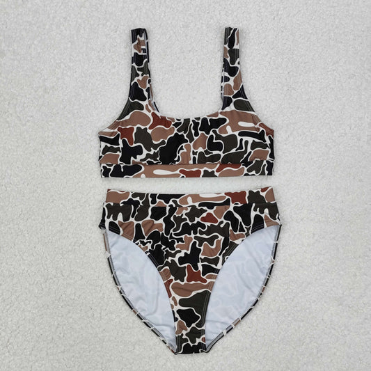 S0480--改S0565 adult women camo swimwear  RTS Free shipping order $100+
