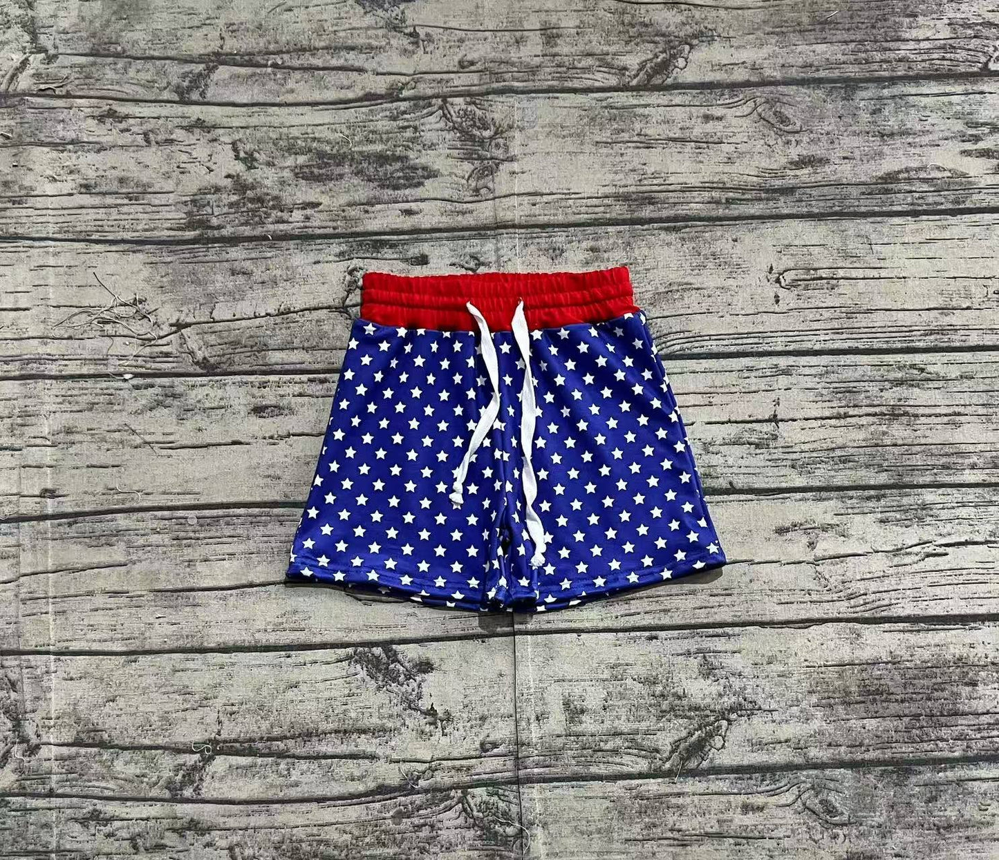 S0528 4th July stars size 3xs-2xl western boy swimming trunks shorts 202503 preorder