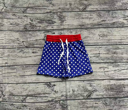 S0528 4th July stars size 3xs-2xl  western  boy swimming trunks shorts 202503 preorder