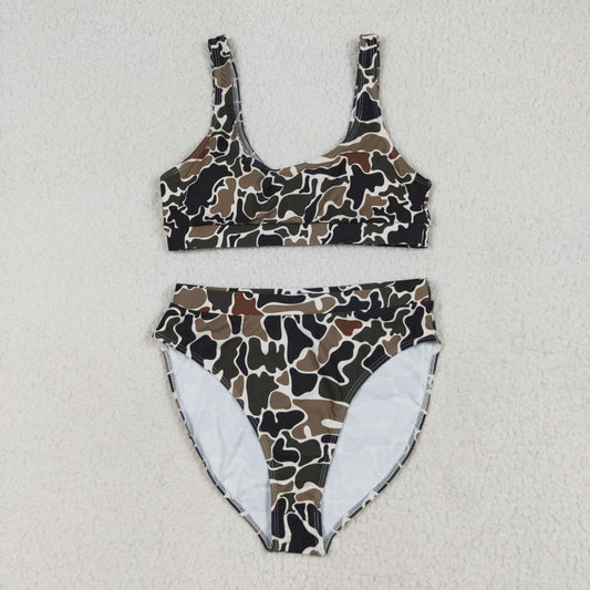 S0565 camo  adult swimwear 202507  RTS
