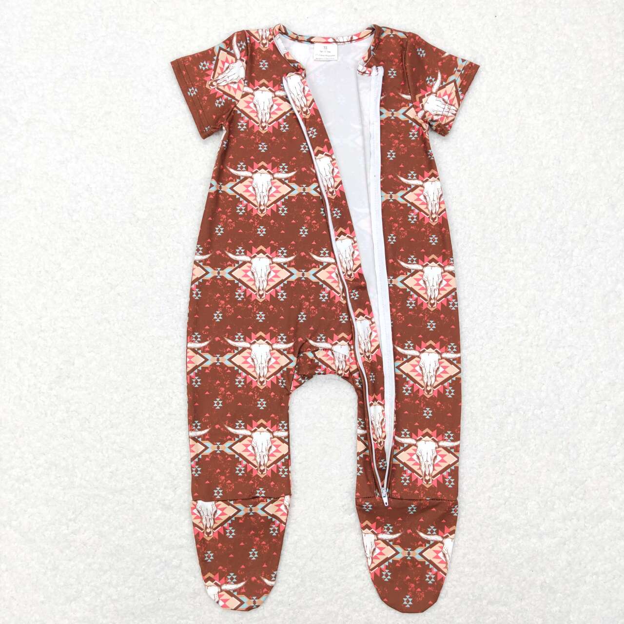 promotion RTS SR0199 short sleeve western summer boy romper 20231130