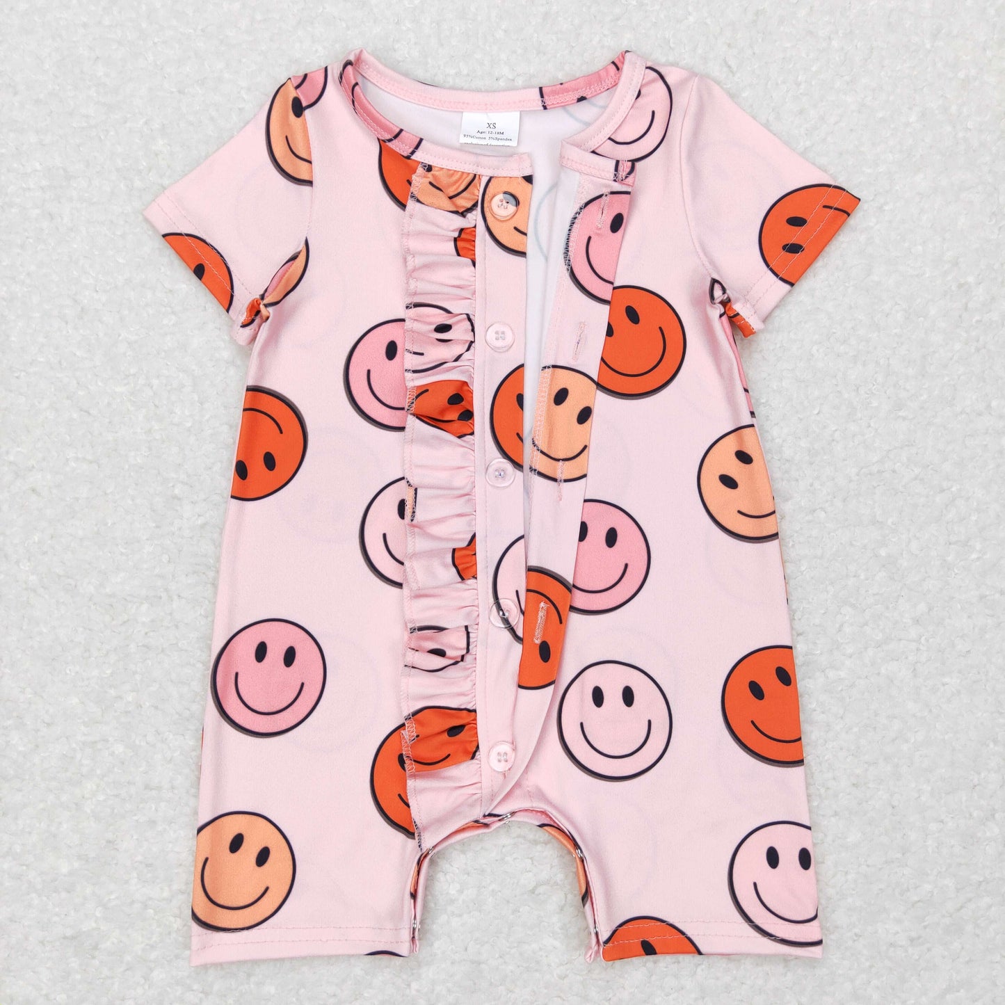 SR0524 RTS western smile bubble romper 20231121
