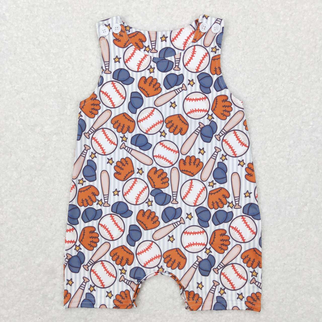 SR0540 RTS western ball baseball boy bubble romper 20231123