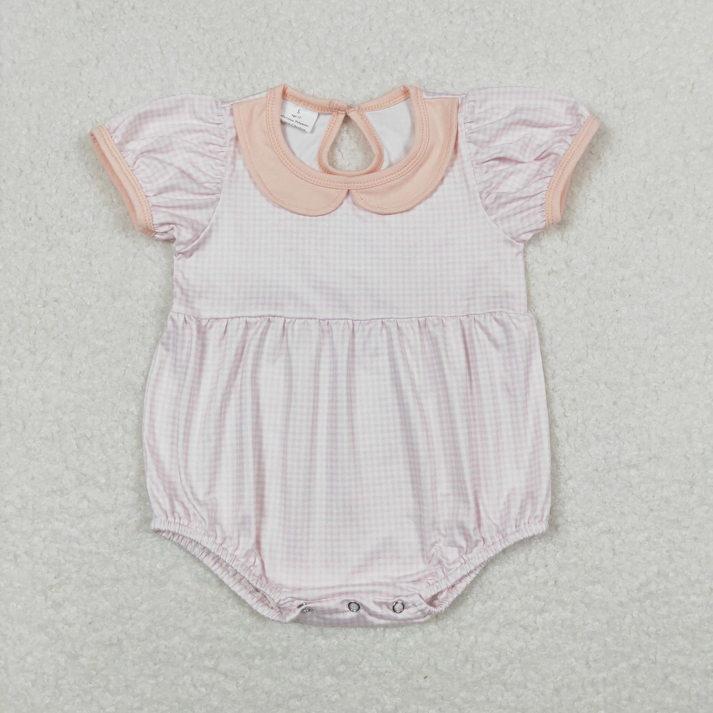 SR0597 RTS pink girl bubble romper 202403