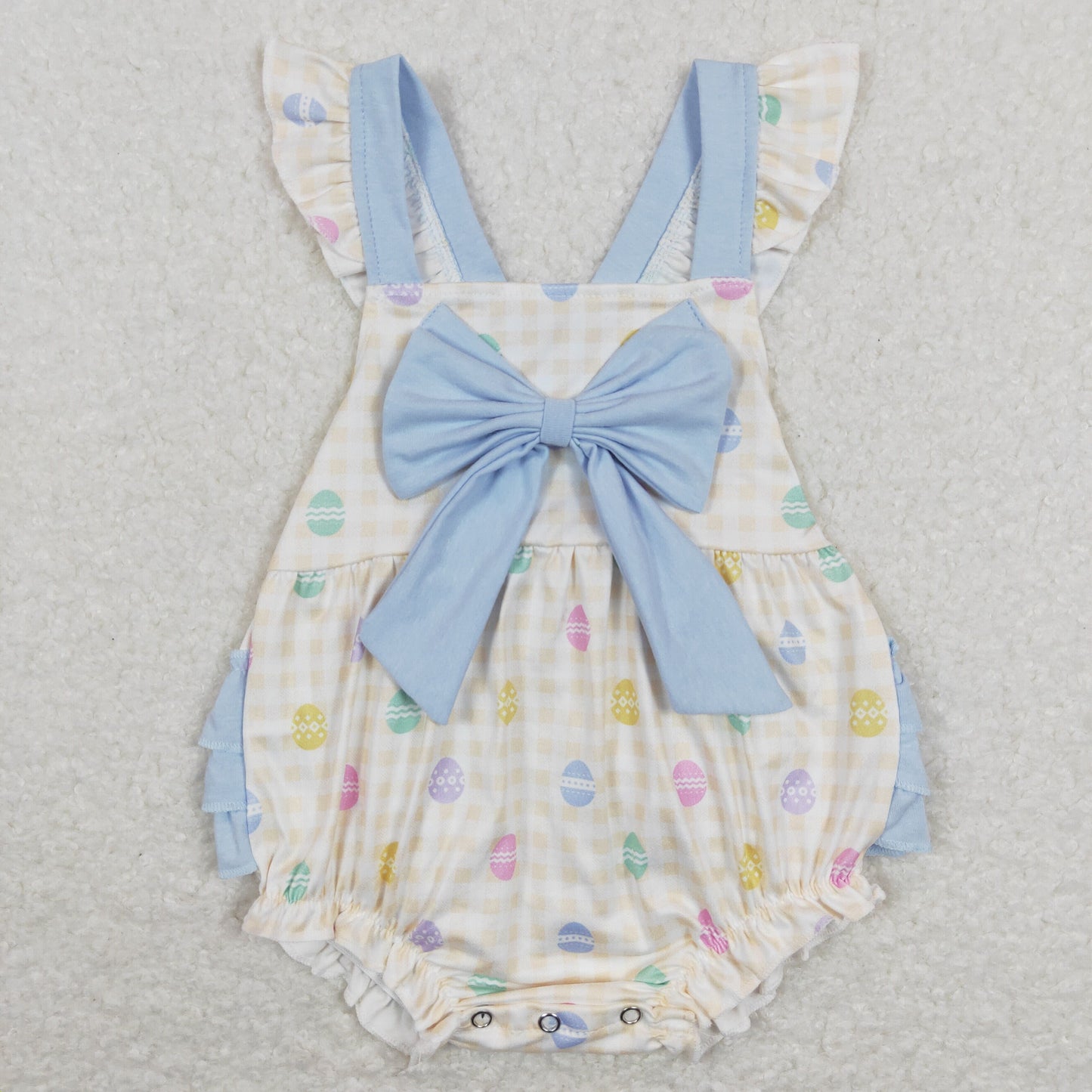SR0656 Easter eggs boy romper RTS 202312