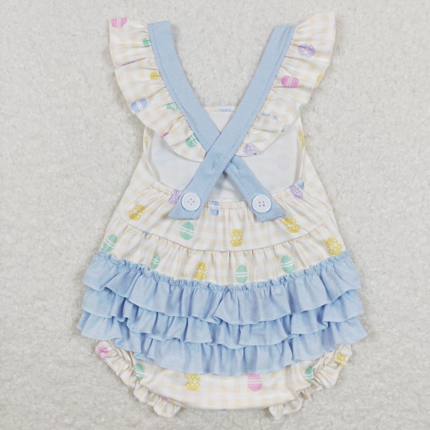 SR0656 Easter eggs boy romper RTS 202312