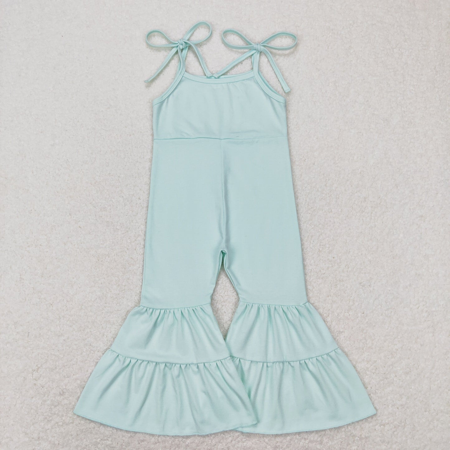 SR0716 short sleeve green girl jumpsuit overall RTS 202312