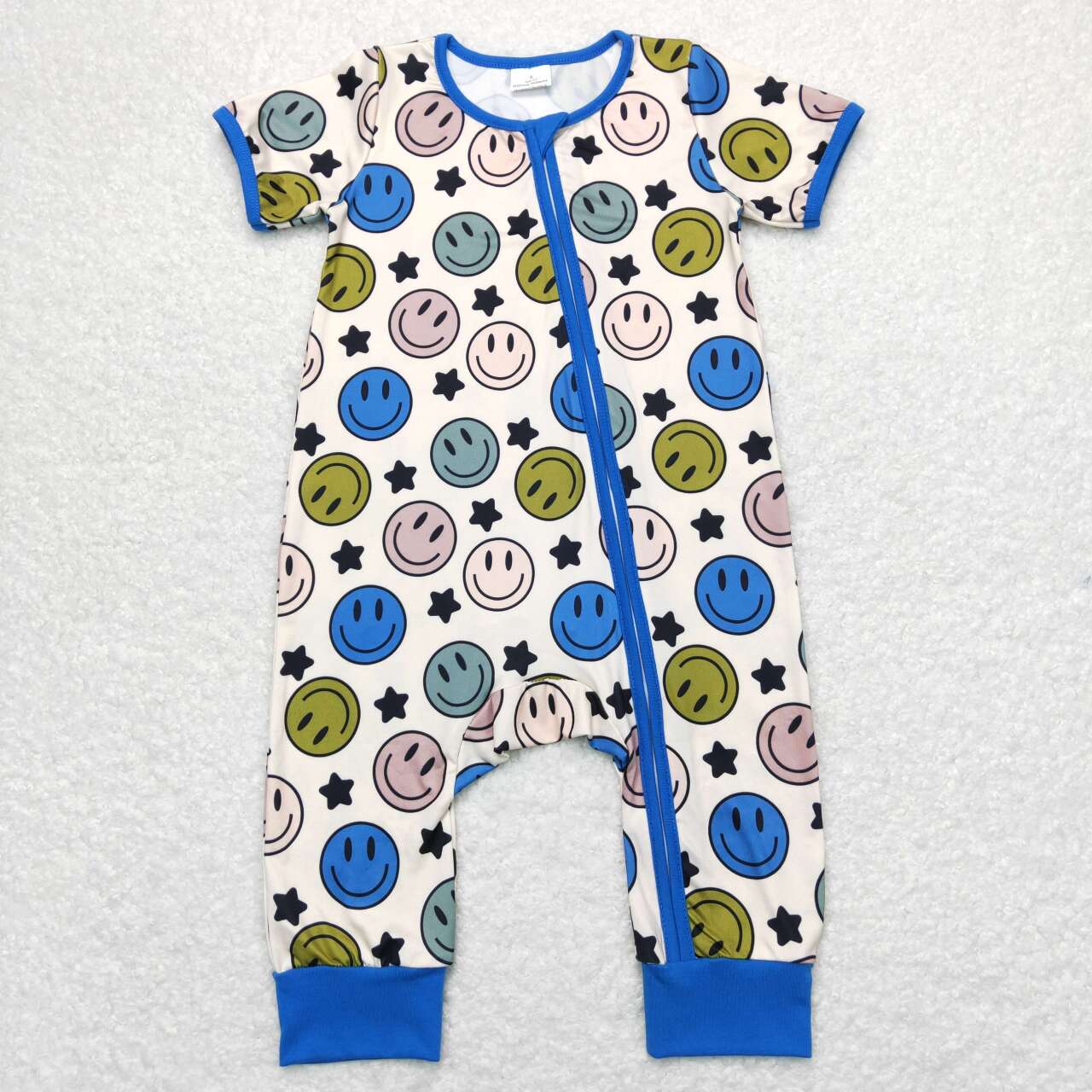 SR0944 blue smile romper 202403 rts