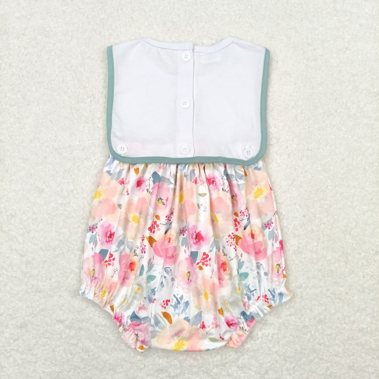 SR0989 embroidery western love mom girl romper 202404 RTS