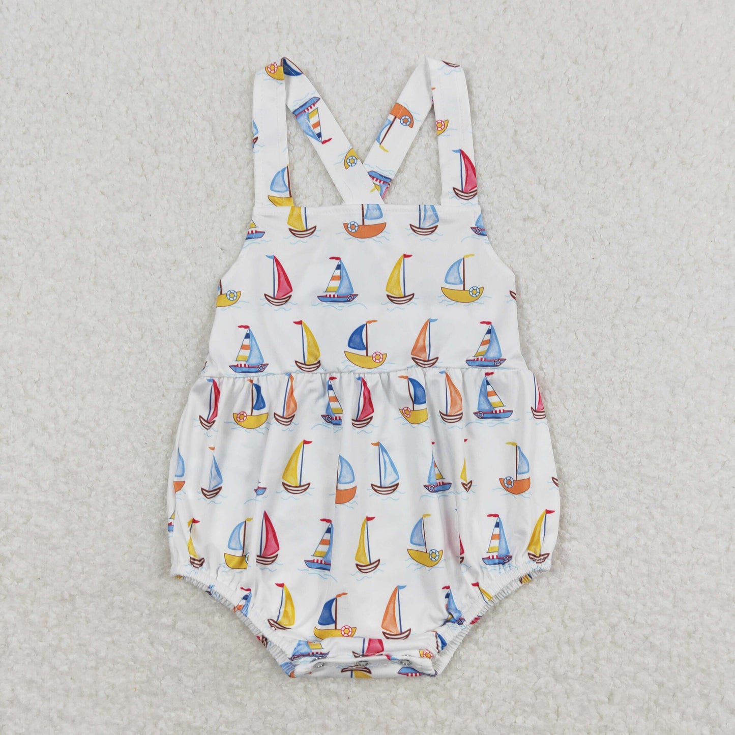 SR1061 sailboat girl romper 202403 RTS