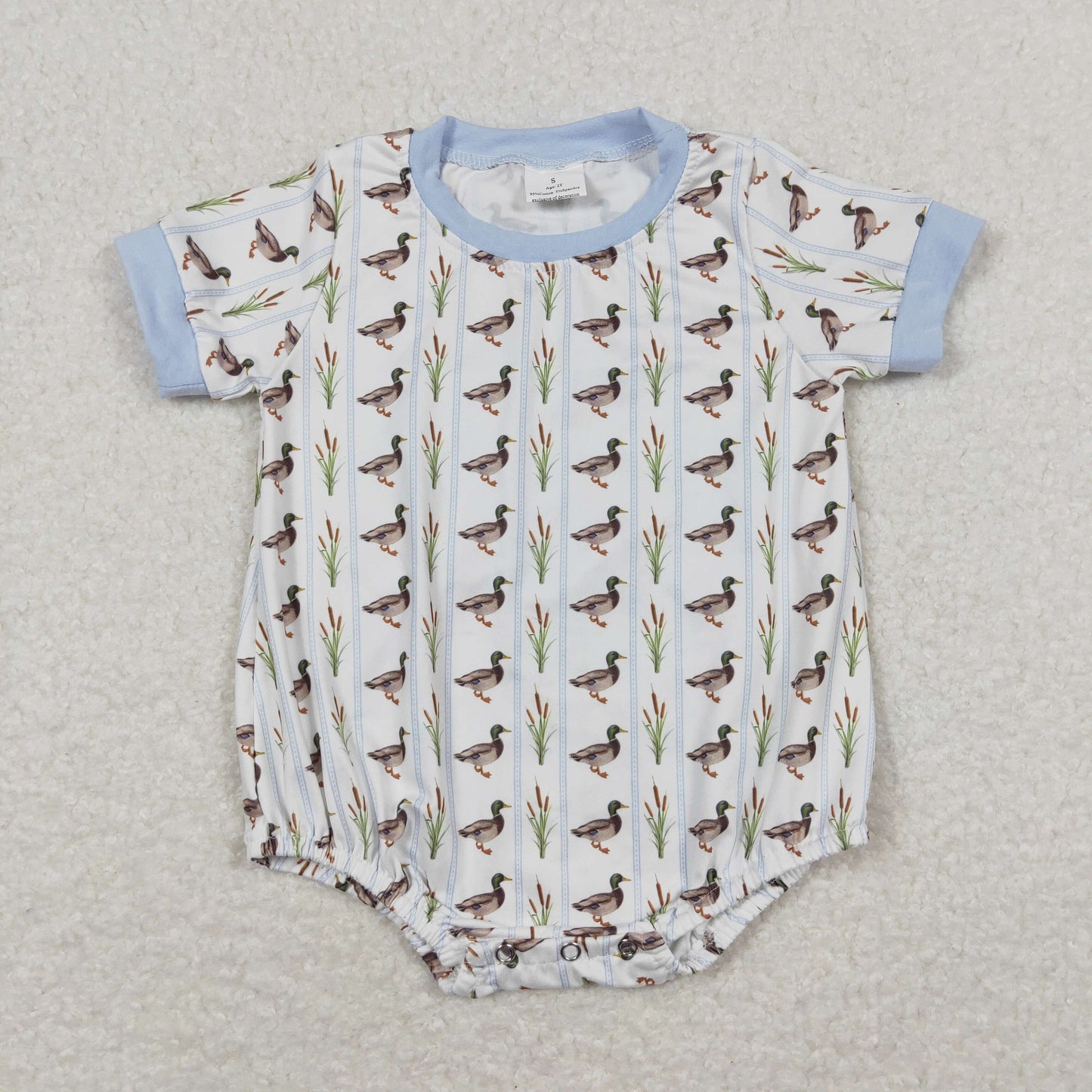 SR1067 duck girl romper 202403 RTS