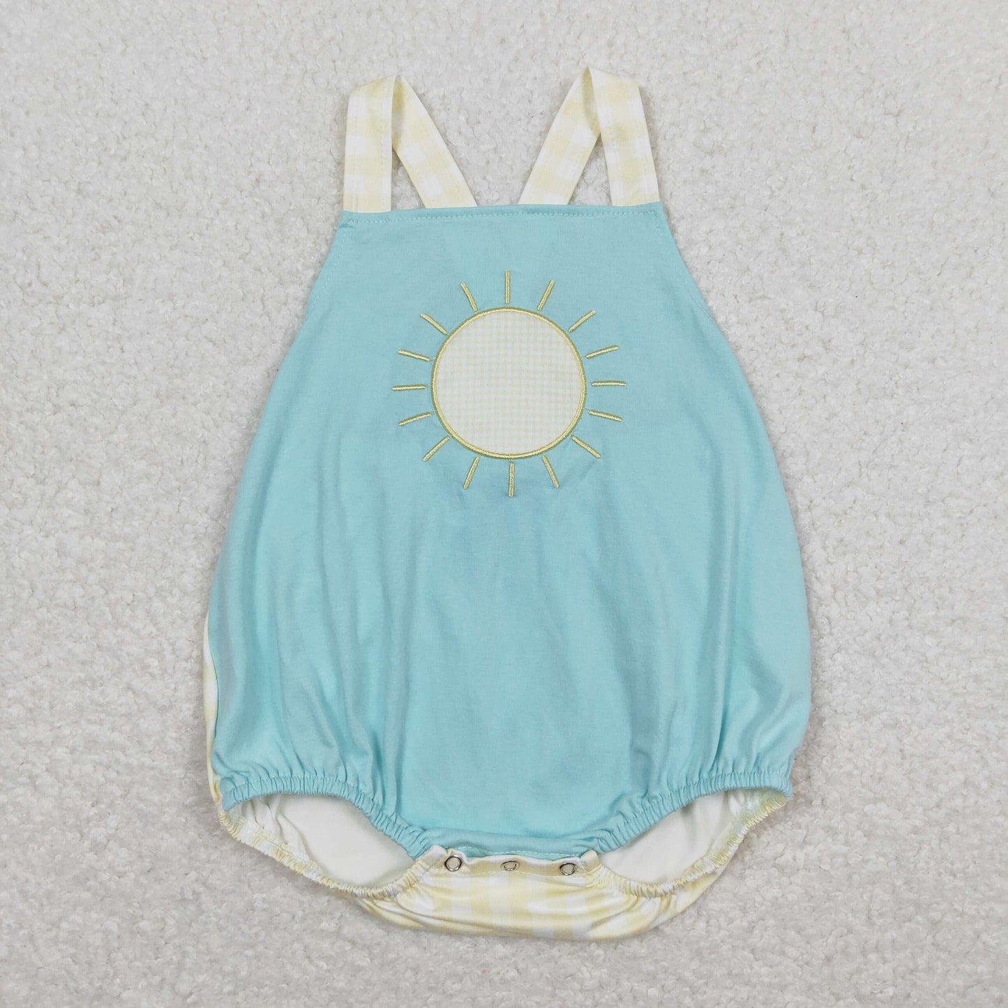 SR1072 western embroidery sunny boy romper 202403 rts