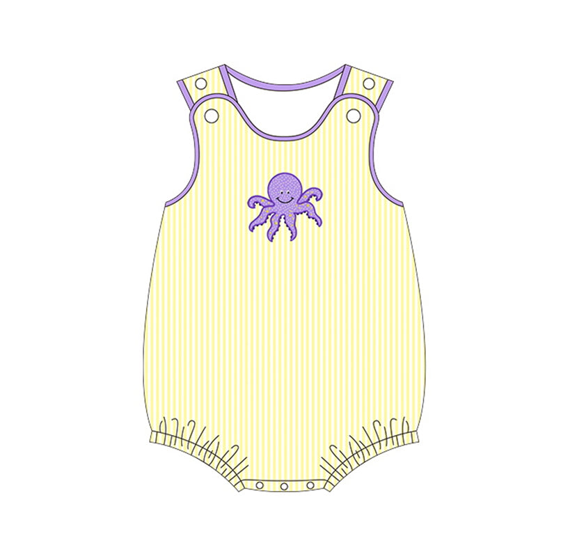 SR1095 preorder October boy romper 202402