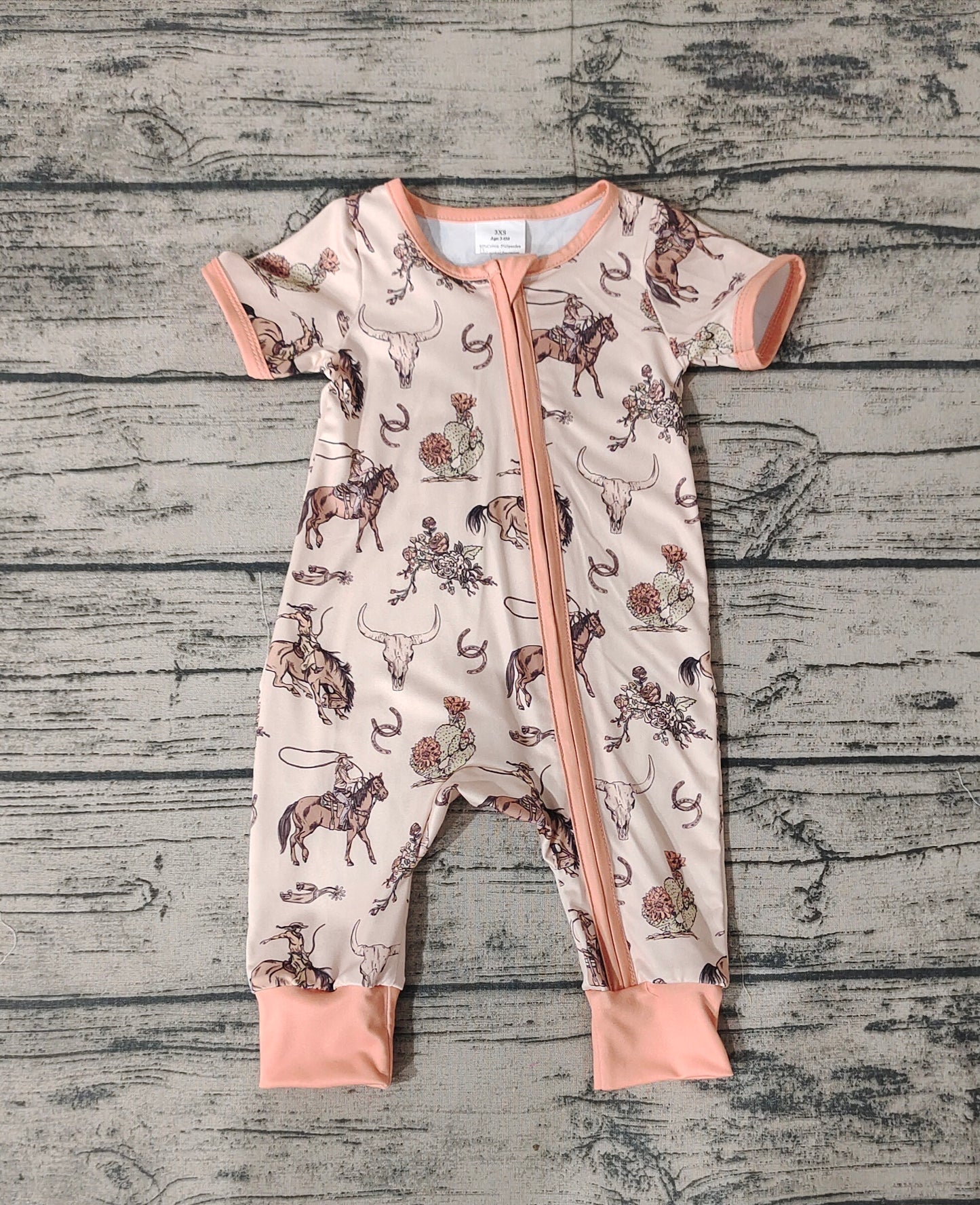 SR1220 western boy romper 202403 preorder