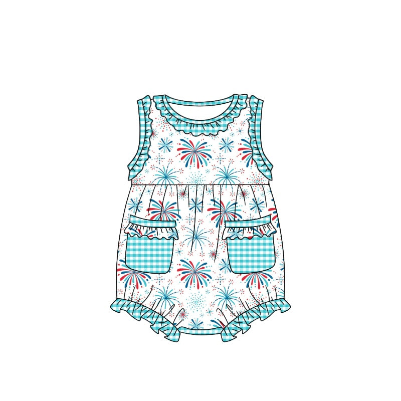 SR1354 preorder firework girl romper 202402