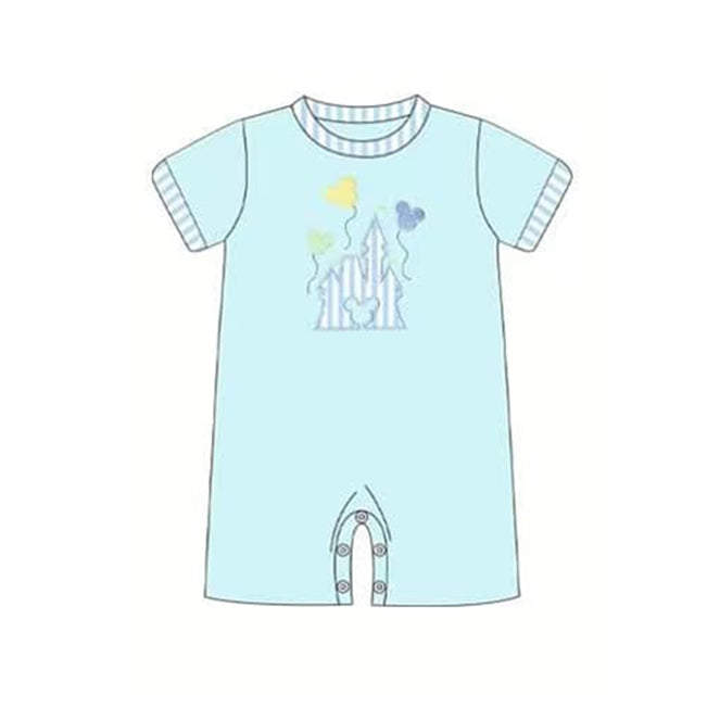 SR1380 preorder castle mouse boy romper 202402