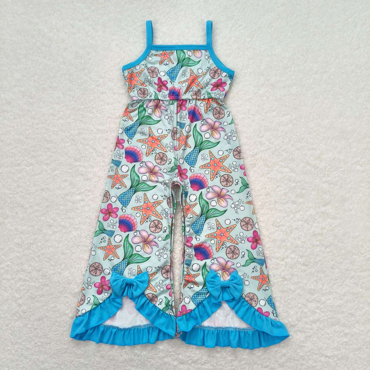 SR1391 marmaid girl jumpsuit romper 202405 RTS