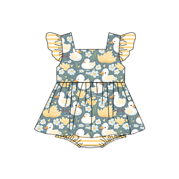 SR1400 preorder duck girl romper 202403