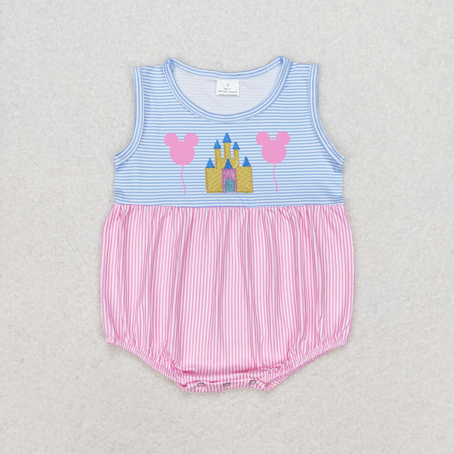 SR1410 birthday girl romper 202404 RTS sibling