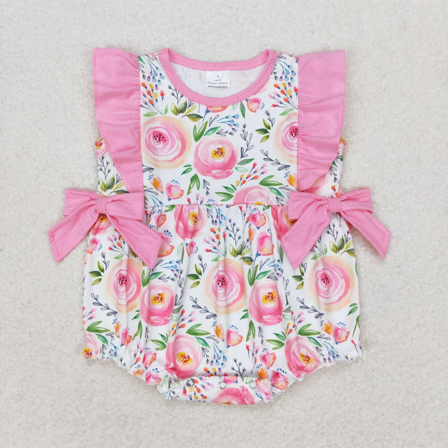 SR1420 flower girl romper 202406 RTS