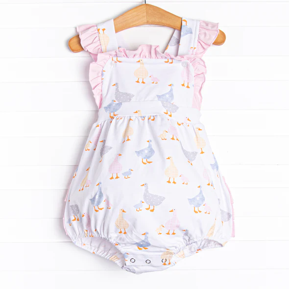 SR1508 duck girl romper 202403 preorder